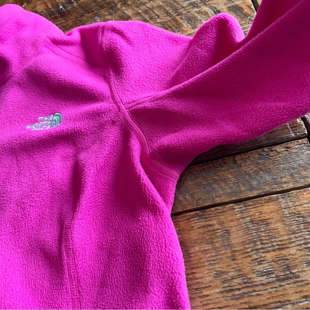 Pink North Face fleece pullover - Small - Picture 3 of 7
